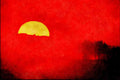 790090 Sun Over Mountain A4 Limited Edition Watercolour Print