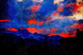 790094 Eastern Sierras, California, U.S.A. A4 Limited Edition Watercolour Print