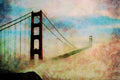 791005 Golden Gate Bridge, San Francisco, California, U.S.A. A4 Limited Edition Watercolour Print