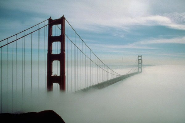 791005 Golden Gate Bridge, San Francisco, California, U.S.A. A4 Photo Print