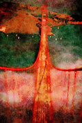 791010 Golden Gate Bridge, San Francisco, California, U.S.A. A4 Limited Edition Watercolour Print