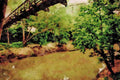 791014 Bayou Bend Collection Park, Houston, Texas, U.S.A. A4 Limited Edition Watercolour Print