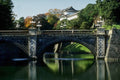 791016 Nijubashi Bridge, Ceremonial Gateway To The Palace A4 Photo Print