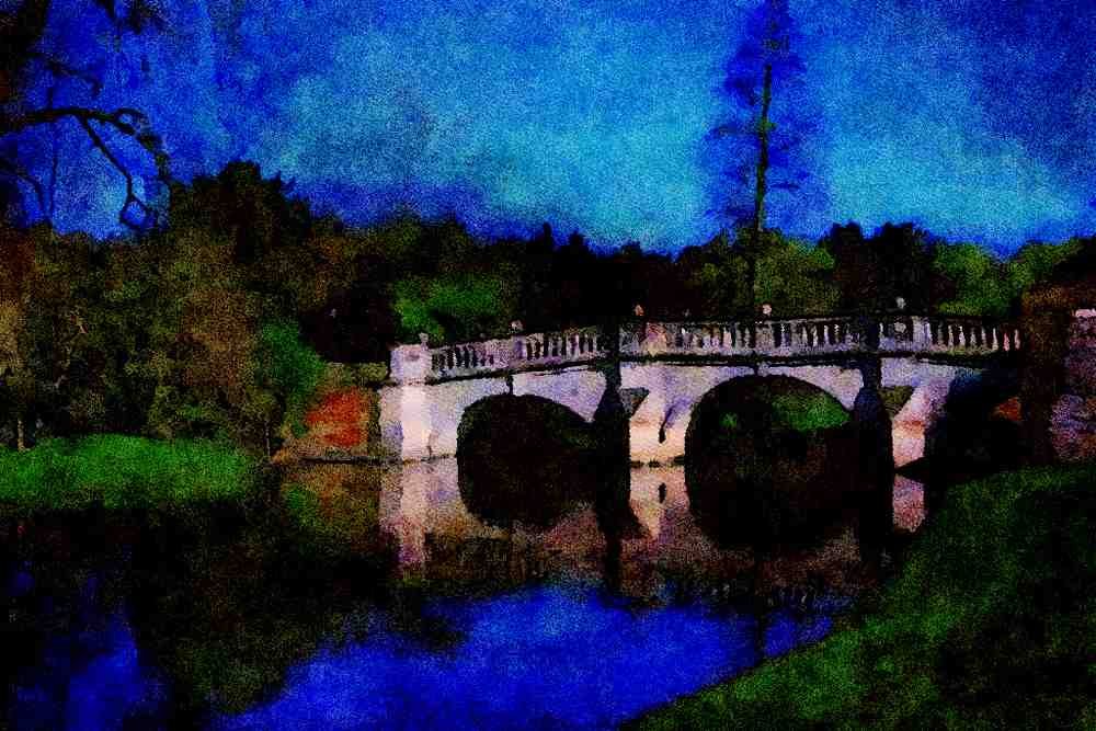 791021 Clare Bridge, Clare College, Cambridge, U.K. A4 Limited Edition Watercolour Print