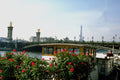 791024 Eiffel Tower, Barges, Paris, France A4 Photo Print