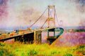 791026 Severn Bridge A4 Limited Edition Watercolour Print