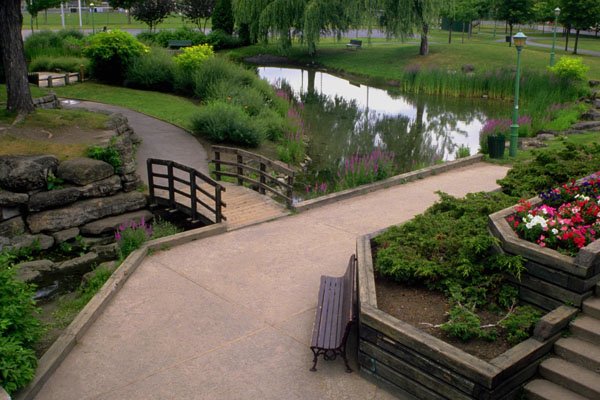 791031 Parc De Beaubien, Outremont, Montreal, Quebec, Canada A4 Photo Print