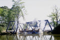791036 Bridge Demolition A4 Photo Print