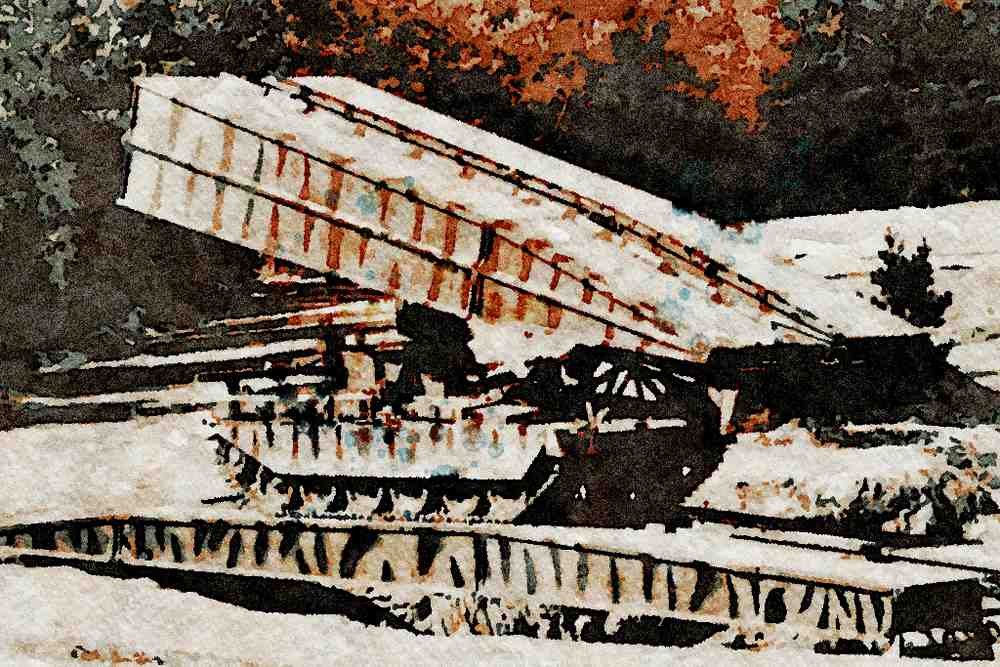 791037 Chief Bridge Layer, British Army A4 Limited Edition Watercolour Print