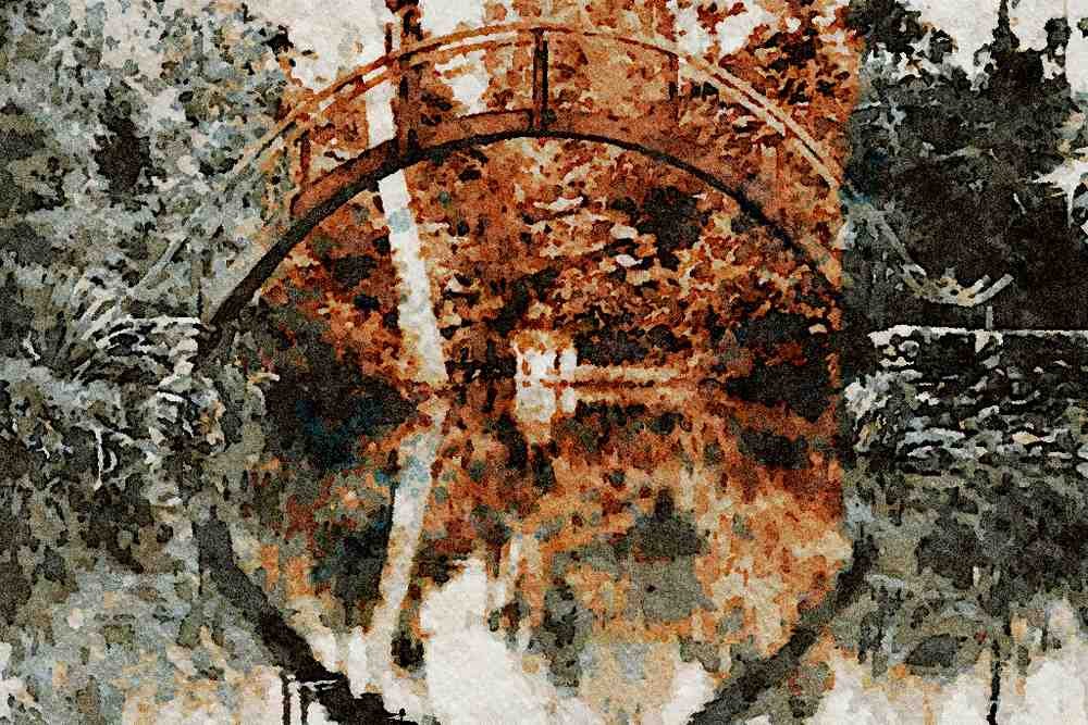 791049 Bellingrath Gardens, Theodore, Alabama, U.S.A. A4 Limited Edition Watercolour Print