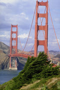 791054 Golden Gate Bridge, San Francisco, California, U.S.A. A4 Photo Print