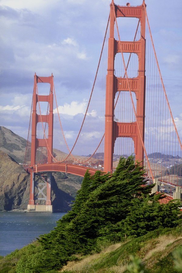 791054 Golden Gate Bridge, San Francisco, California, U.S.A. A4 Photo Print