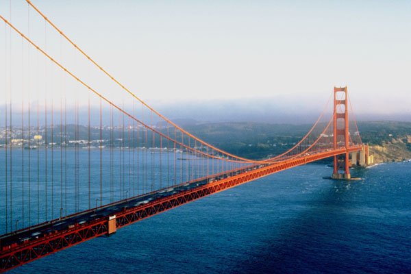 791055 Golden Gate Bridge, San Francisco, California, U.S.A. A4 Photo Print