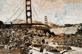 791058 Golden Gate Bridge, San Francisco, California, U.S.A. A4 Limited Edition Watercolour Print