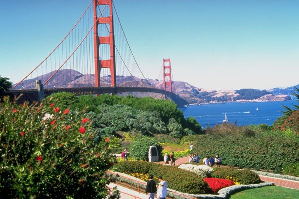 791058 Golden Gate Bridge, San Francisco, California, U.S.A. A4 Photo Print