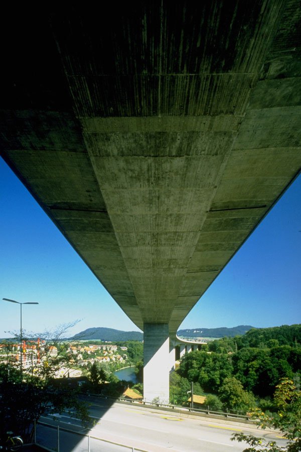 791062 Huge Motorway Viaduct Near Bern, Switzerland A4 Photo Print
