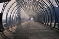 791069 Docklands Light Railway Interior Of Footbridge, Poplar Station A4 Photo Print