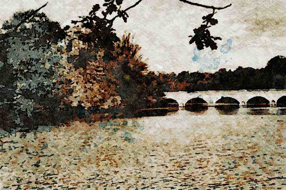 791070 Windsor Great Park, England A4 Limited Edition Watercolour Print