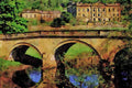791077 Chatsworth House, Derbyshire, U.K. A4 Limited Edition Watercolour Print
