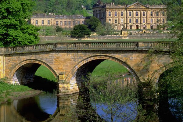 791077 Chatsworth House, Derbyshire, U.K. A4 Photo Print