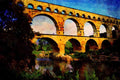791079 Pont Du Gard A4 Limited Edition Watercolour Print