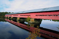 791082 Covered Bridge Near Fort Coulange, Quebec, Canada A4 Photo Print