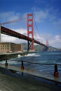 791087 Fort Point And Golden Gate Bridge, San Francisco, California, U.S.A. A4 Photo Print