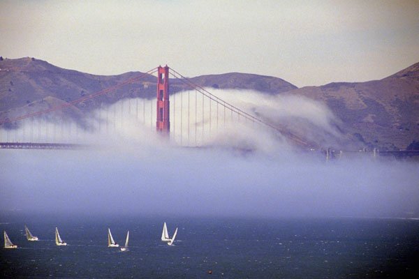 791095 Golden Gate Bridge, San Francisco, California, U.S.A. A4 Photo Print