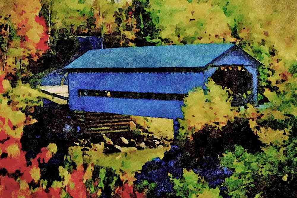 792003 Vallee Gaspesie A4 Limited Edition Watercolour Print