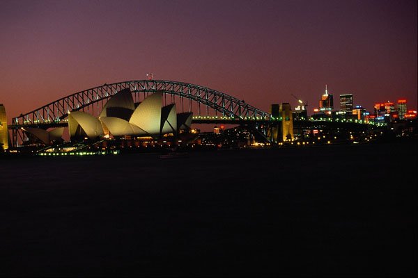 792008 Opera House, Harbor Bridge A4 Photo Print