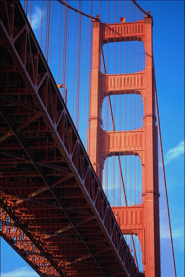792010 Golden Gate Bridge, San Francisco, California, U.S.A. A4 Photo Print
