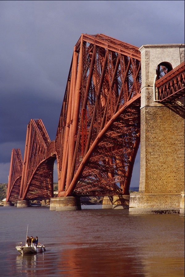 792016 Forth Railway Bridge From South Queensferry A4 Photo Print