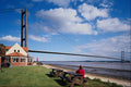 792043 Humber Bridge, From North Shore, U.K. A4 Photo Print