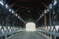 792048 Covered Bridge Interior, Quebec, Canada A4 Photo Print