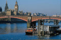 792058 Fire Station On Thames, Lambeth Bridge, London A4 Photo Print