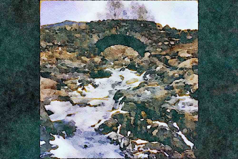 792063 Ashness Bridge, Keswick, Lake District, England A4 Limited Edition Watercolour Print