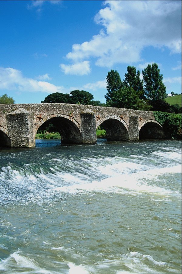 792073 Bridge Across River Exe, Devon A4 Photo Print