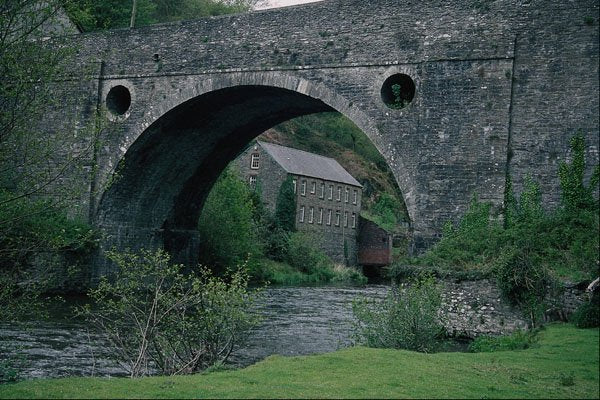 792077 Pentecourt Bridge, Dyfed, Wales A4 Photo Print