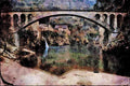 792091 Tarn Gorge, France A4 Limited Edition Watercolour Print