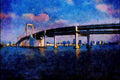 792098 Kingsferry Bridge A4 Limited Edition Watercolour Print