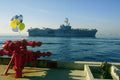 793007 Aircraft Carrier, Leaving Port A4 Photo Print