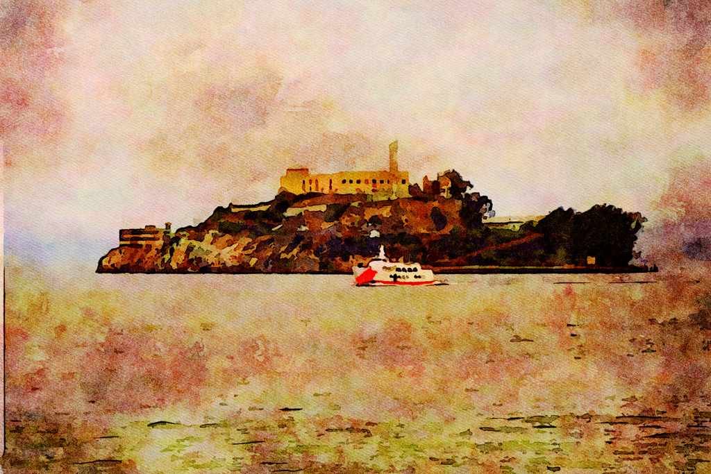 793022 Sightseeing Boat A4 Limited Edition Watercolour Print