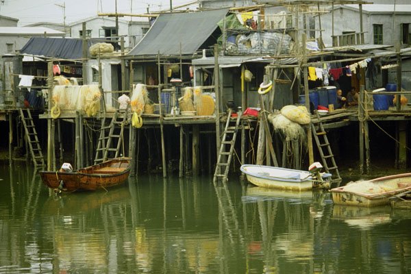 793030 Tai O, Fishing Village A4 Photo Print