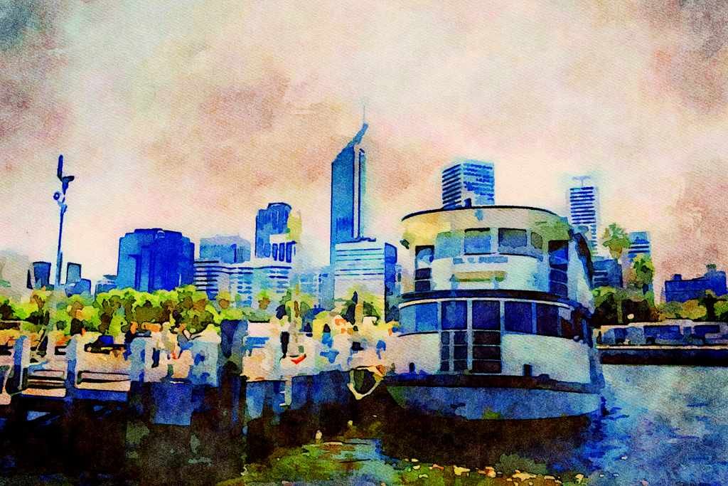 793058 Perth, Australia A4 Limited Edition Watercolour Print