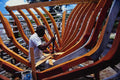 793078 Boat Building, Barbados A4 Photo Print
