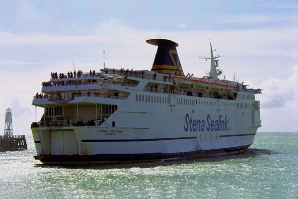 793089 Stena Sealink's Stena Londoner Leaving Newhaven Bound For Dieppe A4 Photo Print