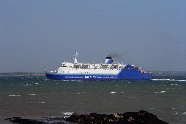 793094 B & I Line's Leinster Leaving Outer Approaches Of Holyhead A4 Photo Print