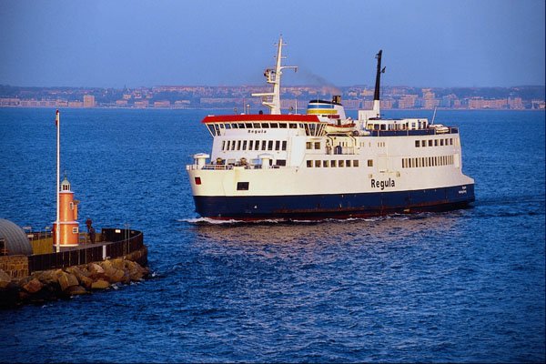 794008 Ferry Between Sweden And Denmark, Helsingborg A4 Photo Print