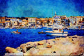 794009 St. Florent, Corsica A4 Limited Edition Watercolour Print