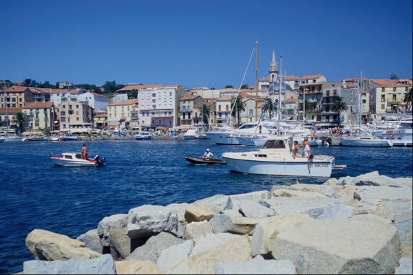 794009 St. Florent, Corsica A4 Photo Print
